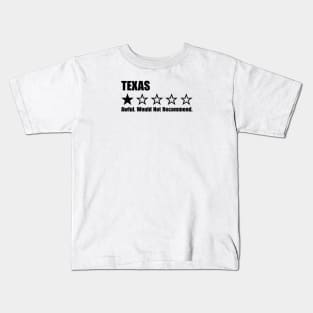 Texas One Star Review Kids T-Shirt